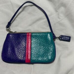 Coach Colorful Leather Women's Clutch